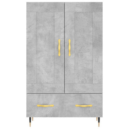 Credenza Grigio Cemento 69,5x31x115 cm in Legno Multistrato - homemem39