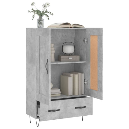 Credenza Grigio Cemento 69,5x31x115 cm in Legno Multistrato - homemem39