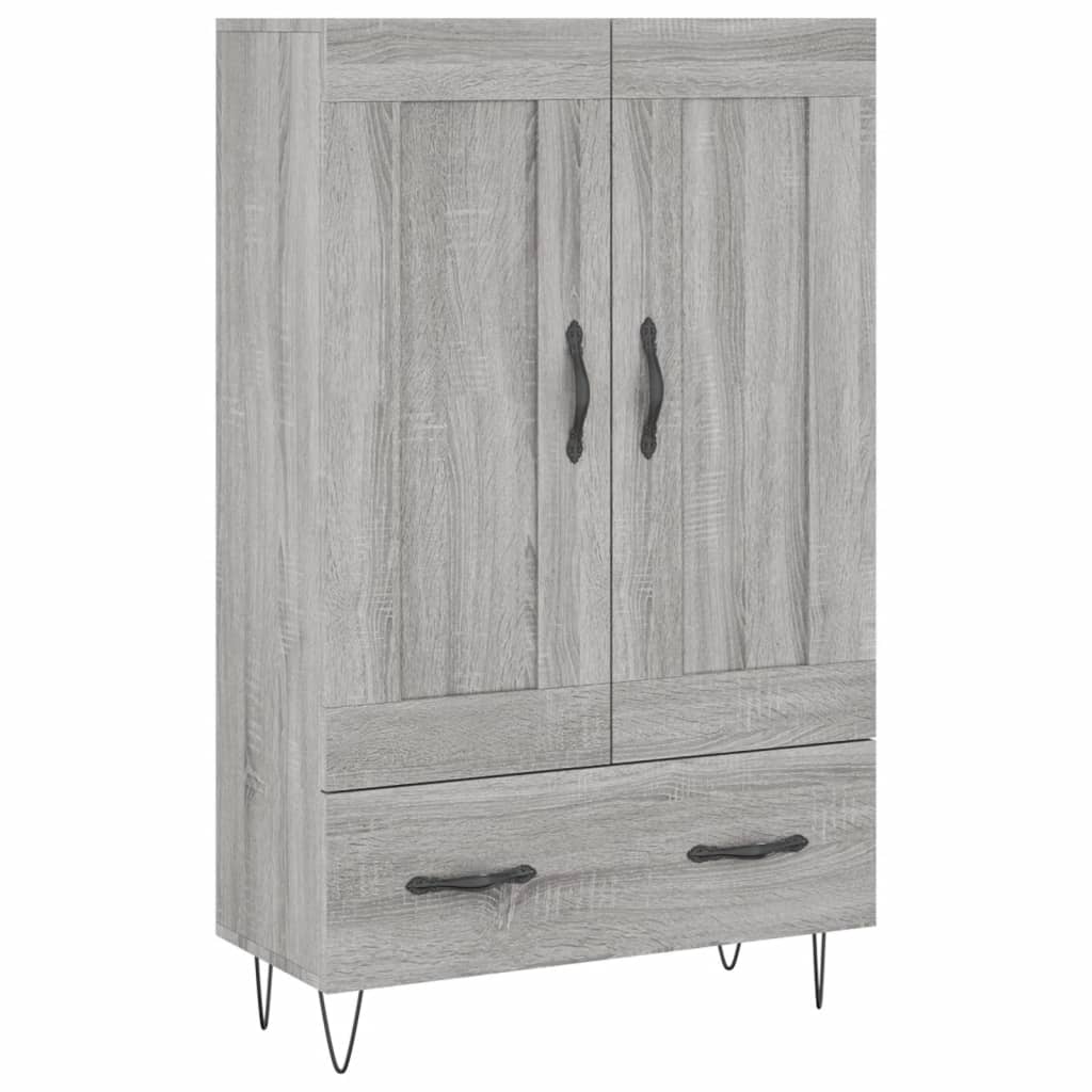 Credenza Grigio Sonoma 69,5x31x115 cm in Legno Multistrato - homemem39