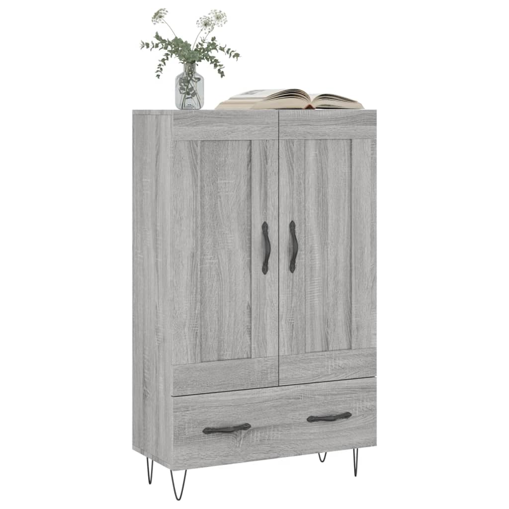 Credenza Grigio Sonoma 69,5x31x115 cm in Legno Multistrato - homemem39