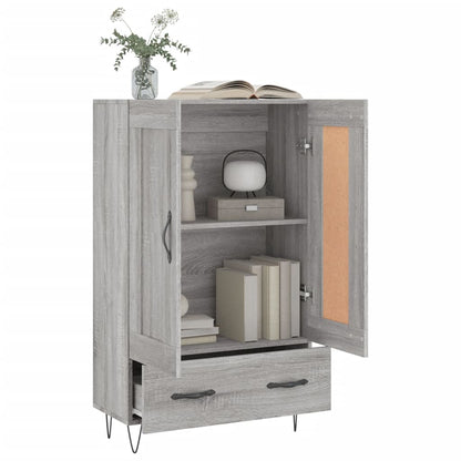 Credenza Grigio Sonoma 69,5x31x115 cm in Legno Multistrato - homemem39