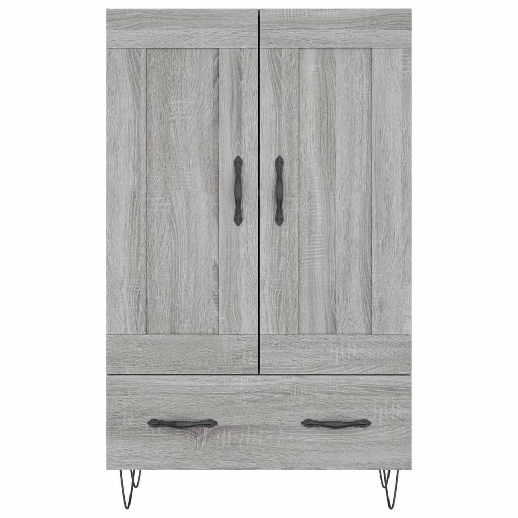 Credenza Grigio Sonoma 69,5x31x115 cm in Legno Multistrato - homemem39