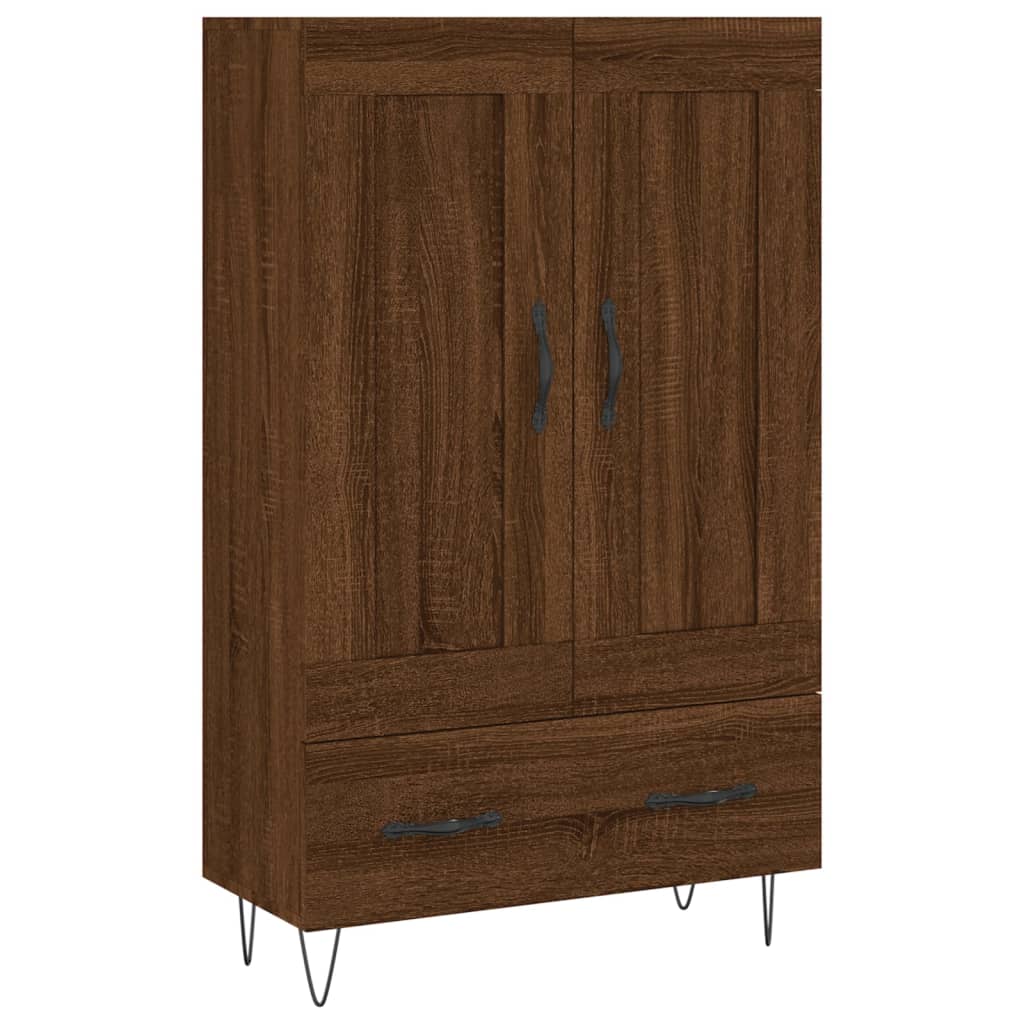 Credenza Rovere Marrone 69,5x31x115 cm in Legno Multistrato - homemem39