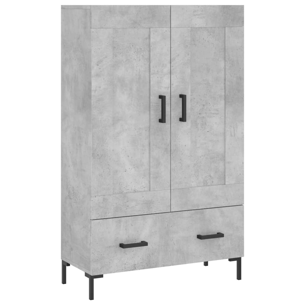 Credenza Grigio Cemento 69,5x31x115 cm in Legno Multistrato - homemem39