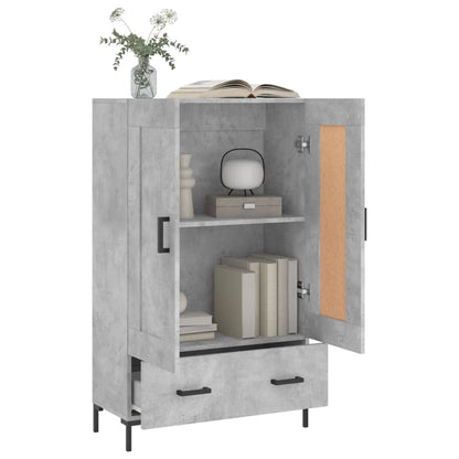 Credenza Grigio Cemento 69,5x31x115 cm in Legno Multistrato - homemem39