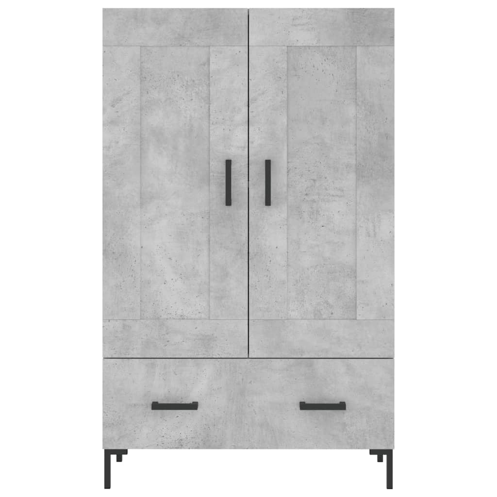 Credenza Grigio Cemento 69,5x31x115 cm in Legno Multistrato - homemem39