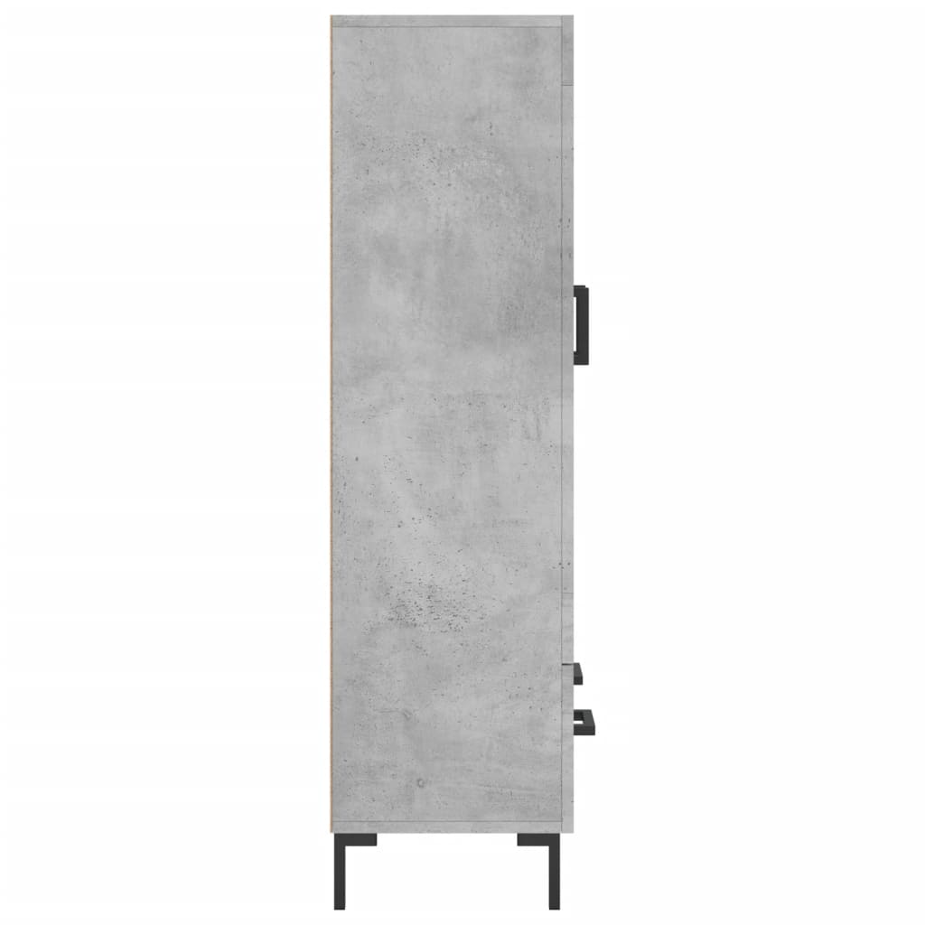 Credenza Grigio Cemento 69,5x31x115 cm in Legno Multistrato - homemem39