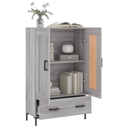 Credenza Grigio Sonoma 69,5x31x115 cm in Legno Multistrato - homemem39