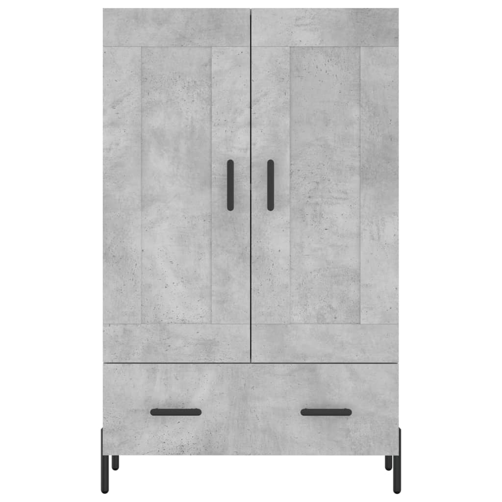 Credenza Grigio Cemento 69,5x31x115 cm in Legno Multistrato - homemem39