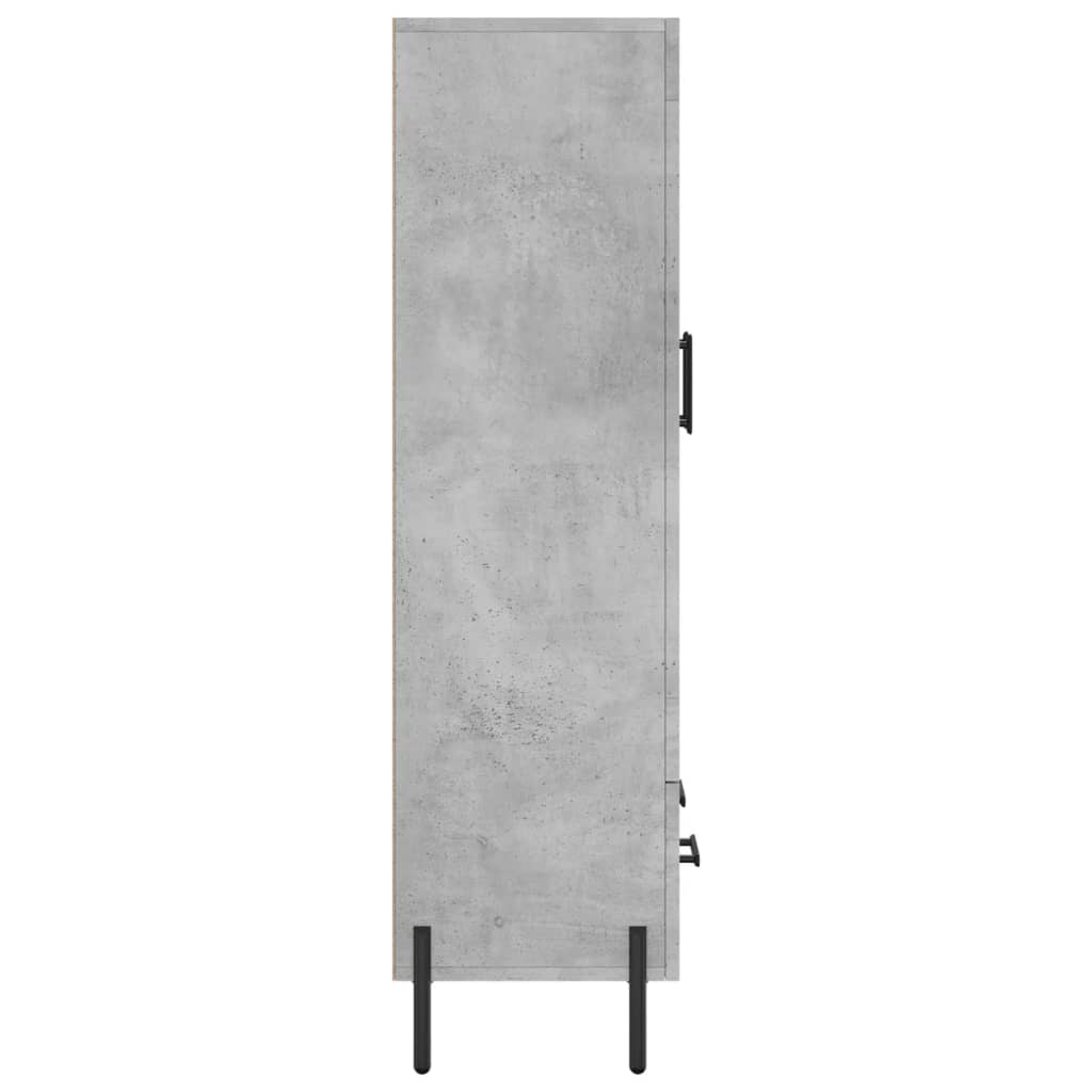 Credenza Grigio Cemento 69,5x31x115 cm in Legno Multistrato - homemem39