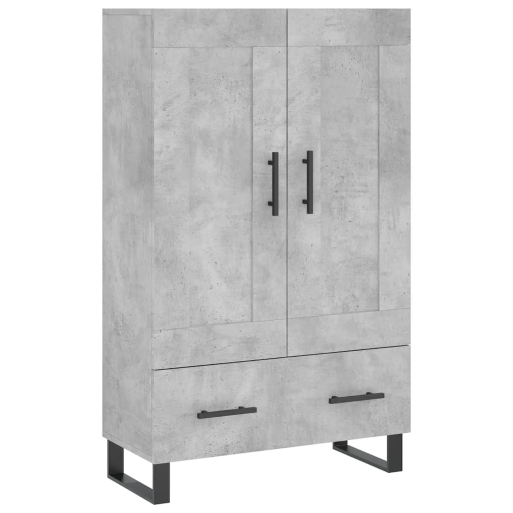 Credenza Grigio Cemento 69,5x31x115 cm in Legno Multistrato - homemem39