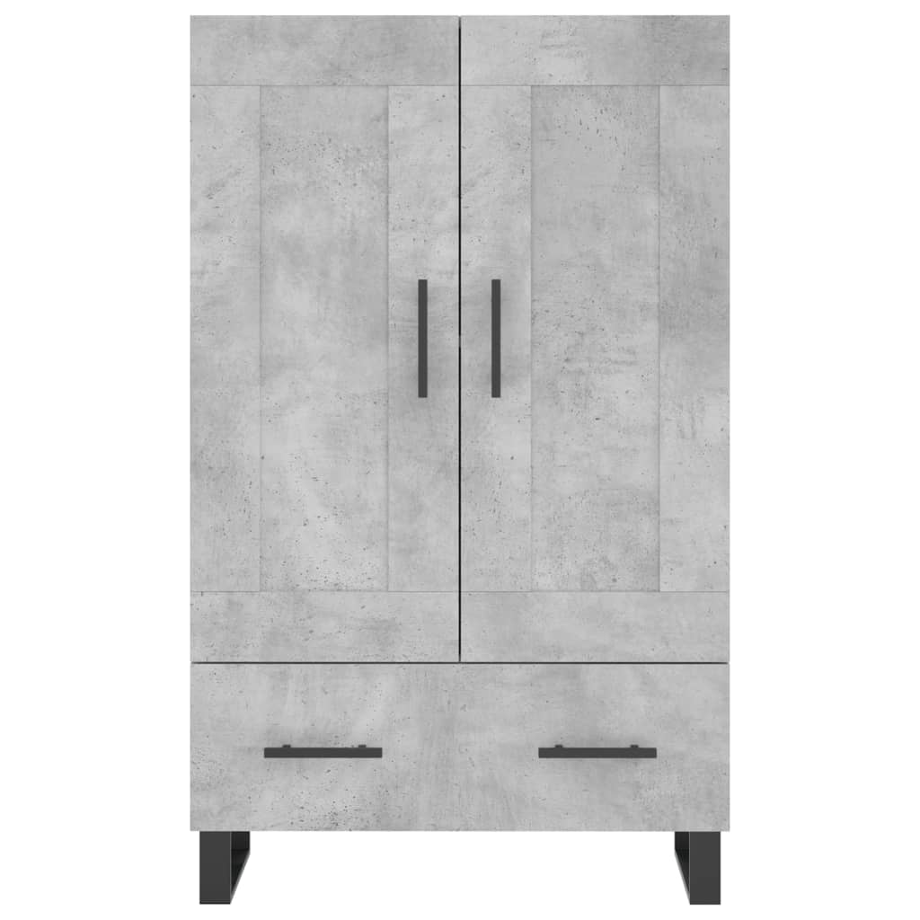 Credenza Grigio Cemento 69,5x31x115 cm in Legno Multistrato - homemem39