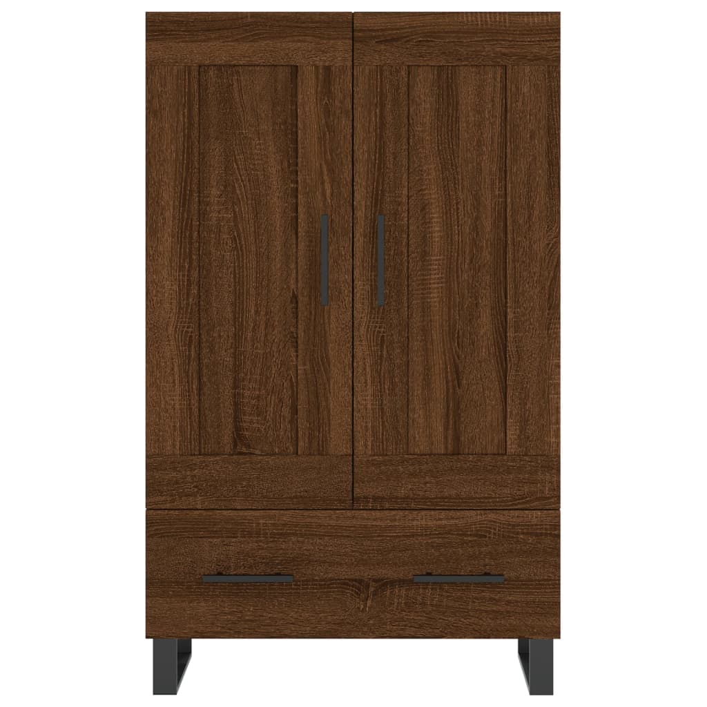 Credenza Rovere Marrone 69,5x31x115 cm in Legno Multistrato - homemem39