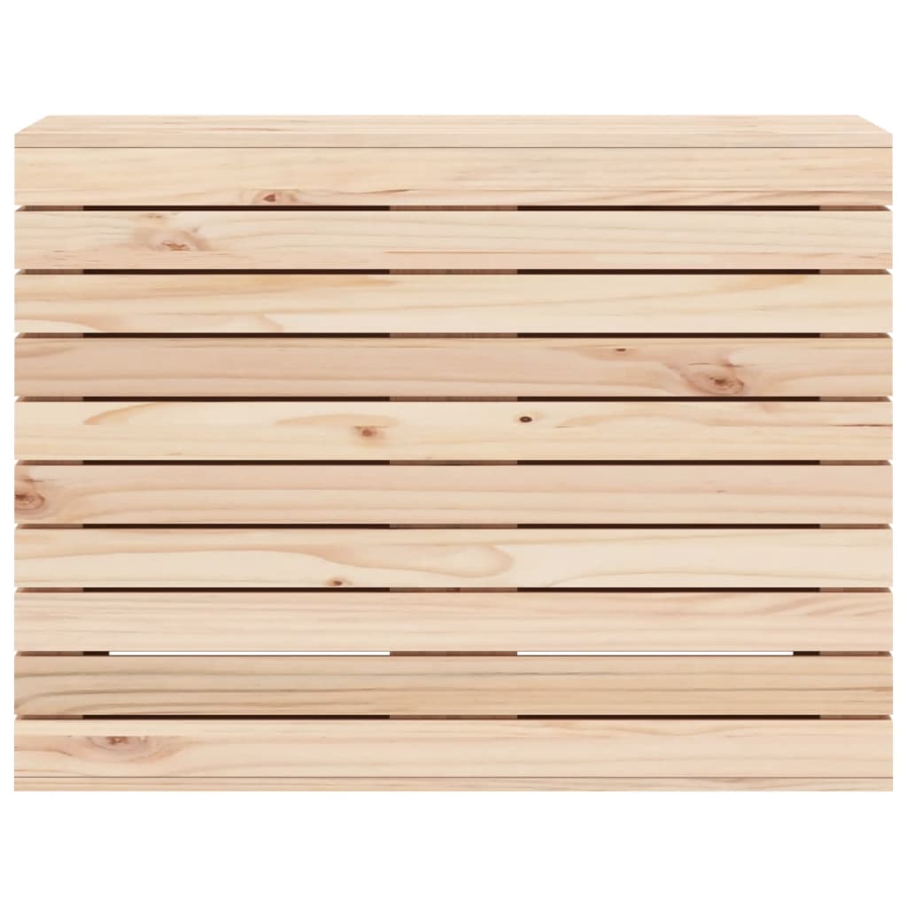 Cesto per Bucato 88,5x44x66 cm Legno Massello Pino - homemem39