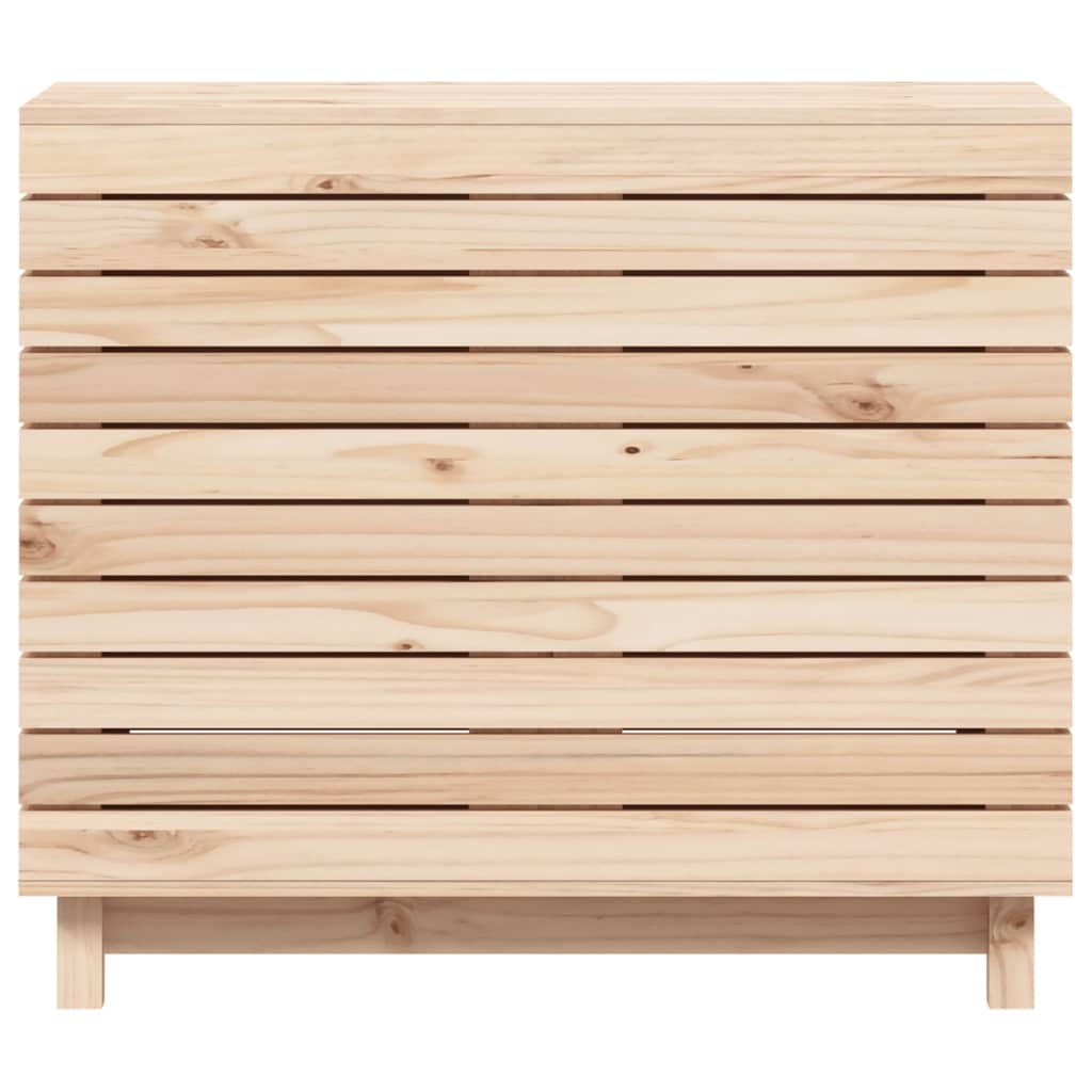 Cesto per Bucato 88,5x44x76 cm Legno Massello Pino - homemem39