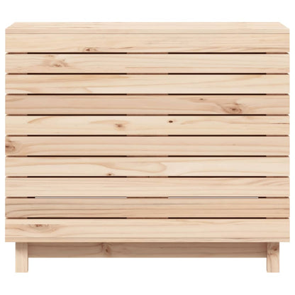 Cesto per Bucato 88,5x44x76 cm Legno Massello Pino - homemem39