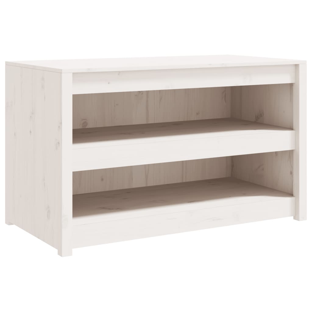 Mobile da Cucina da Esterno Bianco 106x55x64 cm Legno Massello di Pino - homemem39