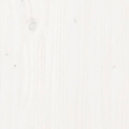 Fioriera Giardino a Recinzione Bianco 30x30x30 cm Massello Pino - homemem39