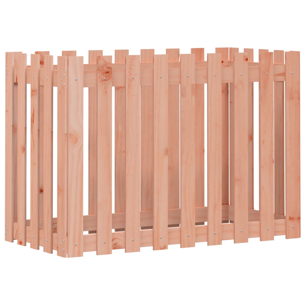 Fioriera Rialzata Giardino Recinzione 100x50x70cm Legno Douglas - homemem39