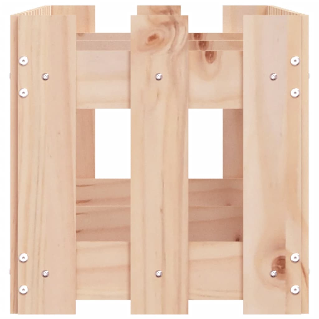 Fioriera Rialzata Giardino a Recinzione 150x30x30 cm Legno Pino - homemem39