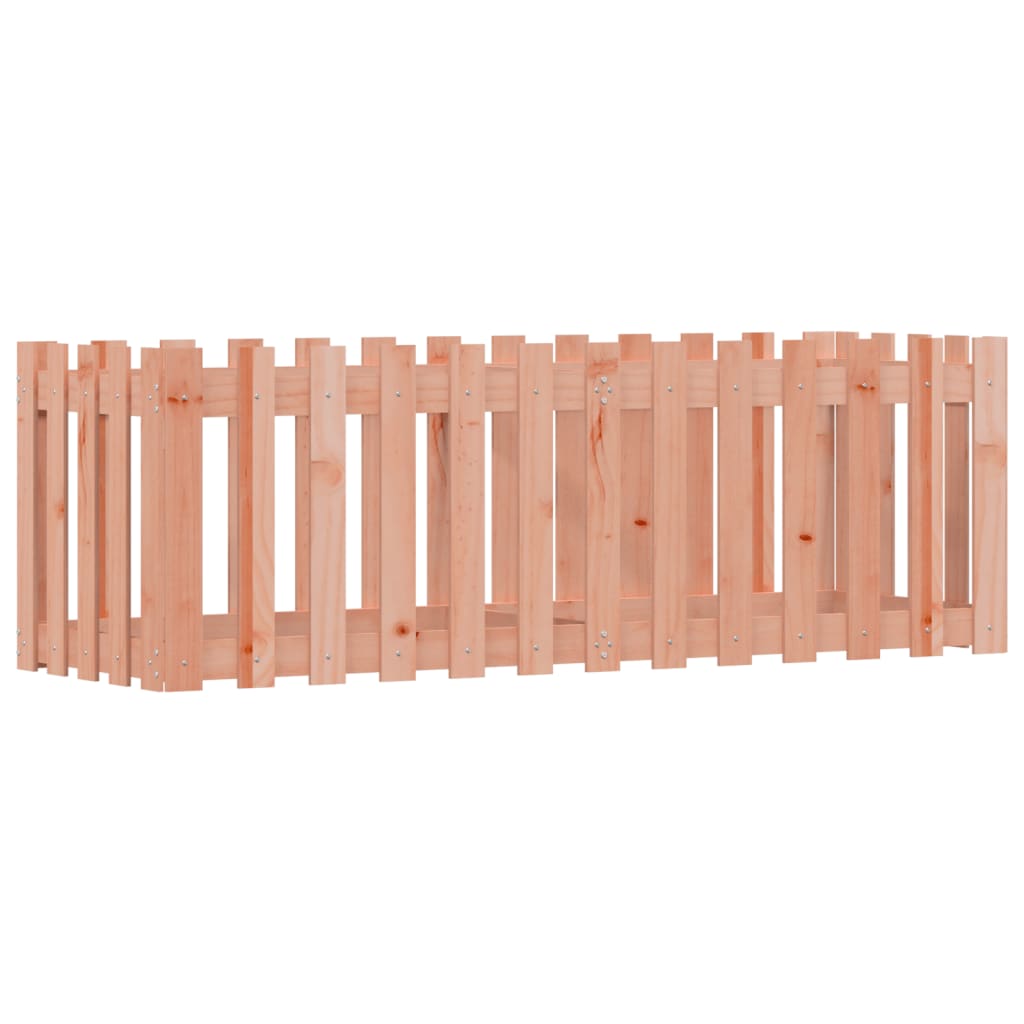 Fioriera Rialzata Giardino Recinzione 150x50x50cm Legno Douglas - homemem39