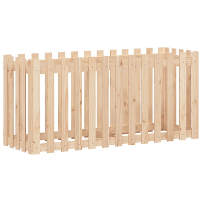 Fioriera Rialzata Giardino a Recinzione 150x50x70cm Legno Pino - homemem39