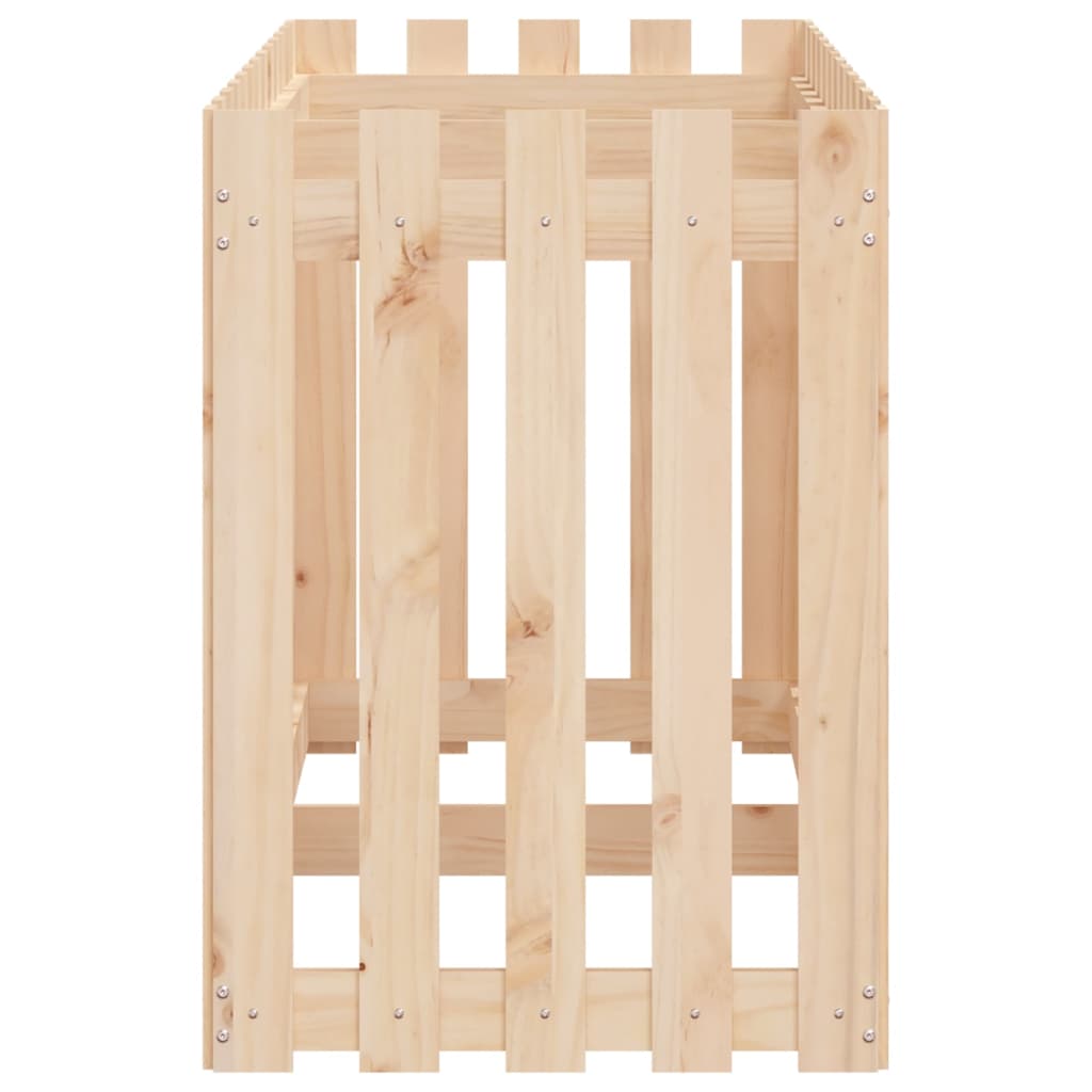 Fioriera Rialzata Giardino a Recinzione 150x50x70cm Legno Pino - homemem39