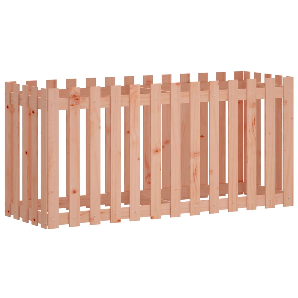 Fioriera Rialzata Giardino Recinzione 150x50x70cm Legno Douglas - homemem39