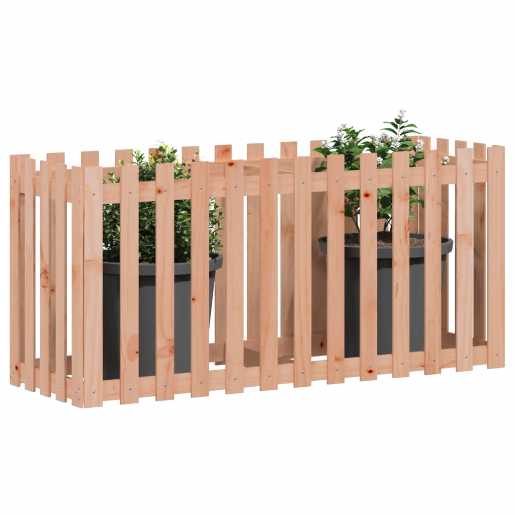 Fioriera Rialzata Giardino Recinzione 150x50x70cm Legno Douglas - homemem39