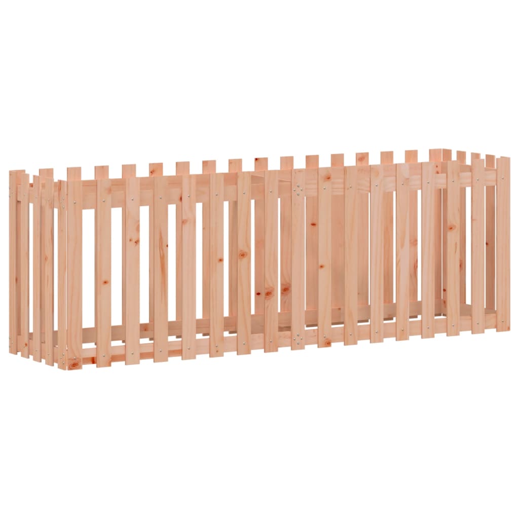 Fioriera Rialzata Giardino Recinzione 200x50x70cm Legno Douglas - homemem39