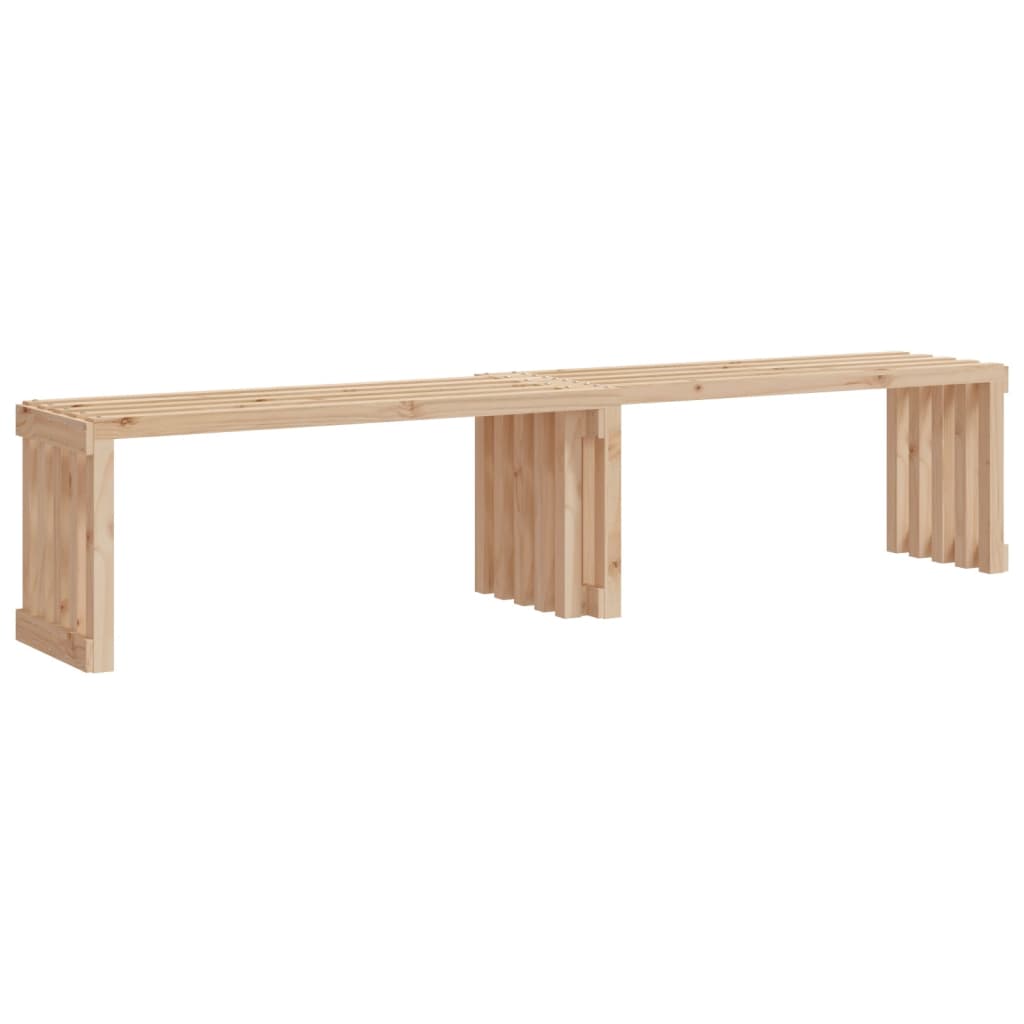 Panca da Giardino Estensibile 212,5x40,5x45 cm Massello Pino - homemem39