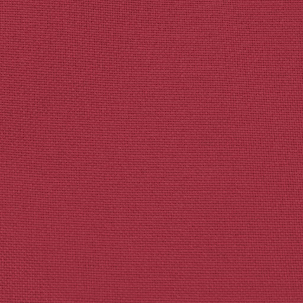Poltrona Cabriolet con Poggiapiedi Rosso Vino in Tessuto - homemem39