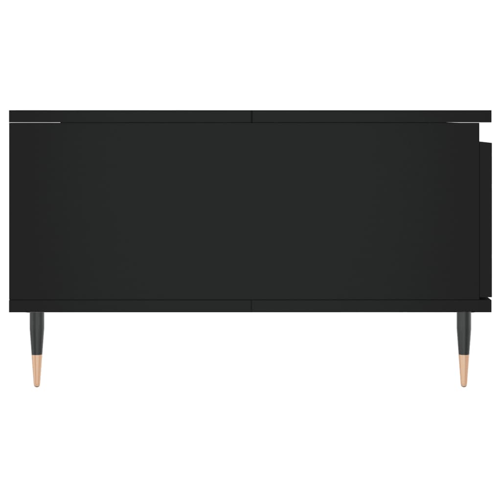 Tavolino da Salotto Nero 90x60x35 cm in Legno Multistrato - homemem39