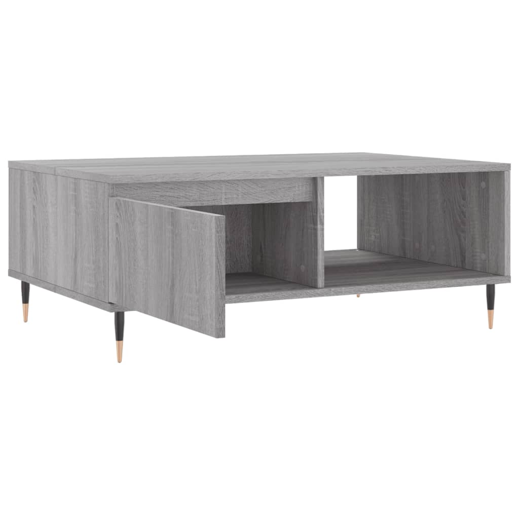 Tavolino da Salotto Grigio Sonoma 90x60x35 cm Legno Multistrato - homemem39