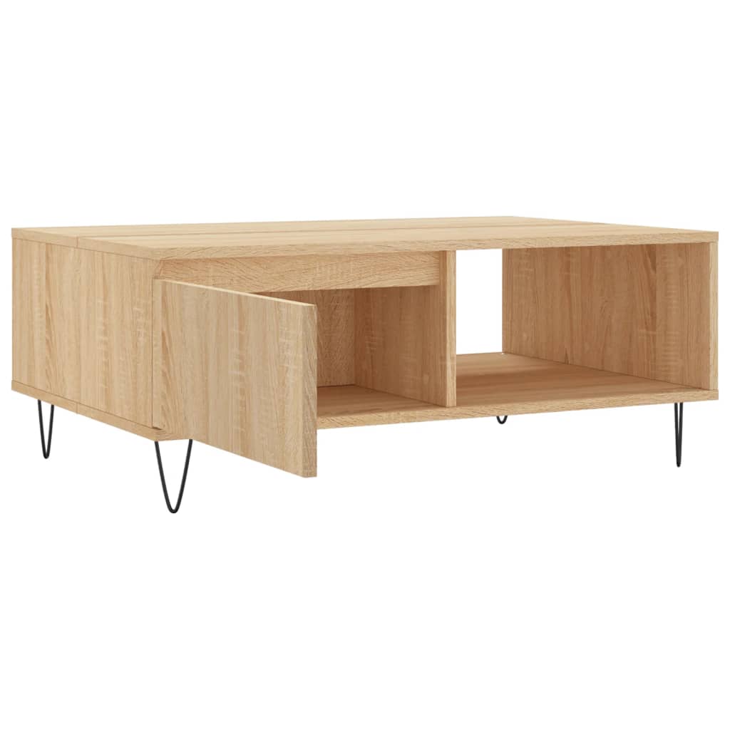 Tavolino da Salotto Rovere Sonoma 90x60x35 cm Legno Multistrato - homemem39