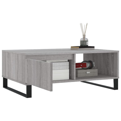 Tavolino da Salotto Grigio Sonoma 90x60x35 cm Legno Multistrato - homemem39