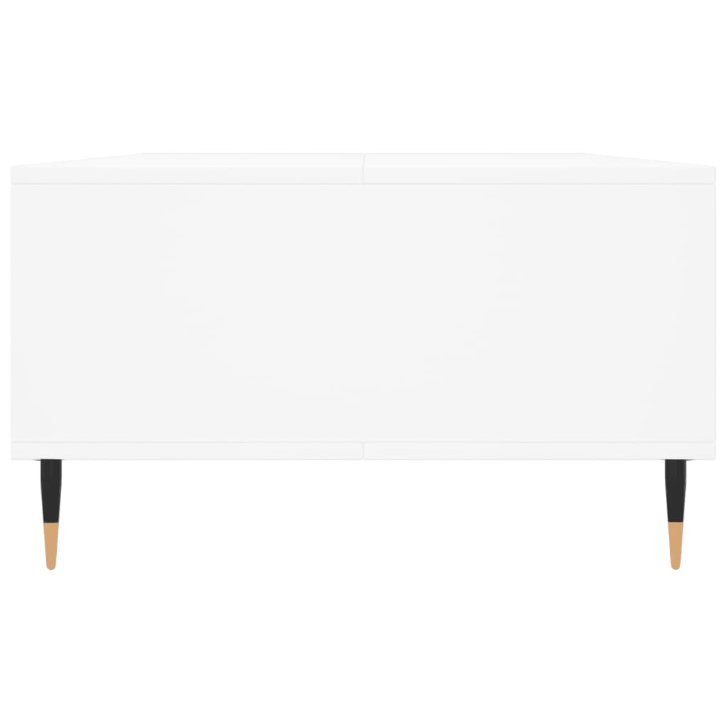 Tavolino da Salotto Bianco 104x60x35 cm in Legno Multistrato - homemem39