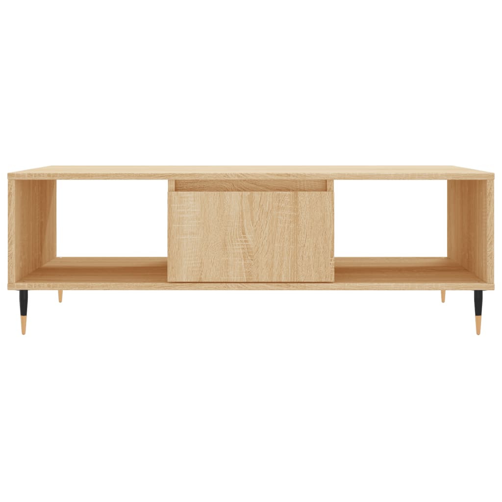 Tavolino da Salotto Rovere Sonoma 104x60x35cm Legno Multistrato - homemem39