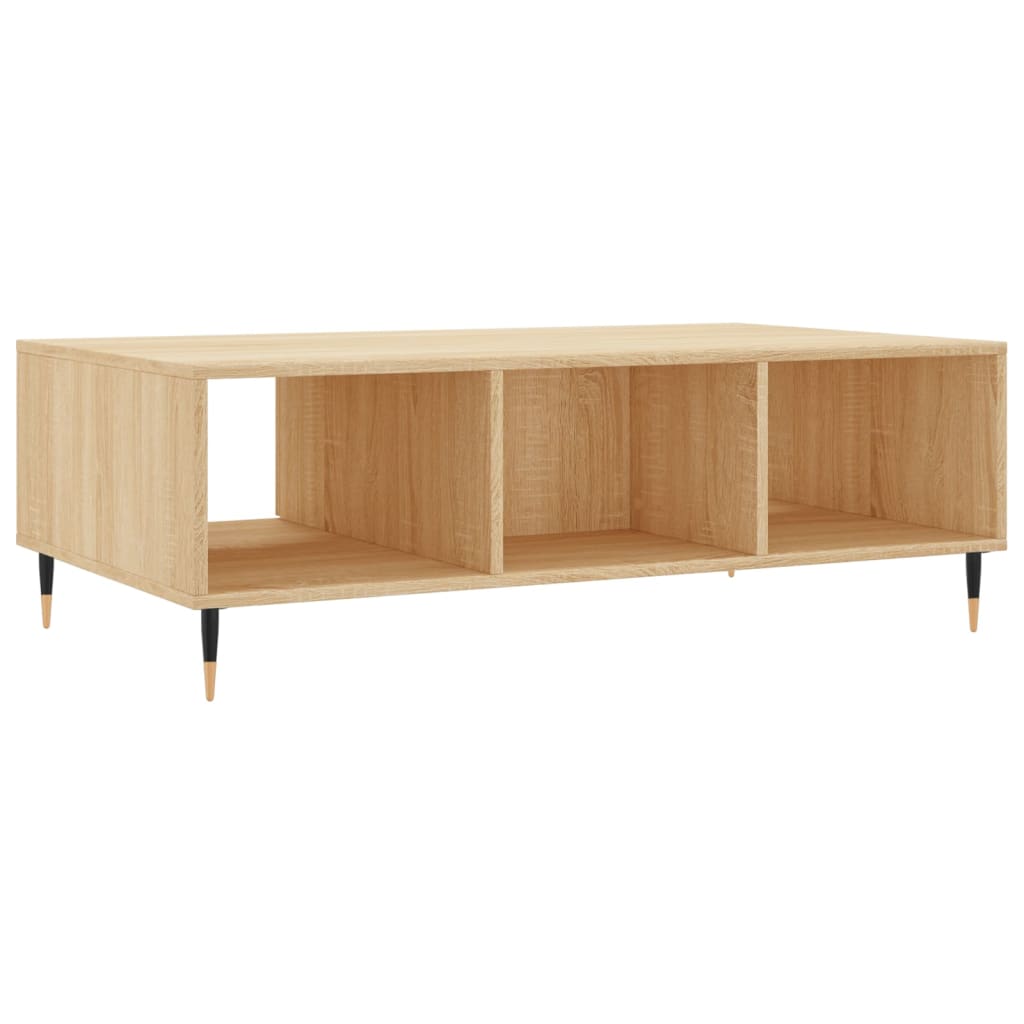 Tavolino da Salotto Rovere Sonoma 104x60x35cm Legno Multistrato - homemem39