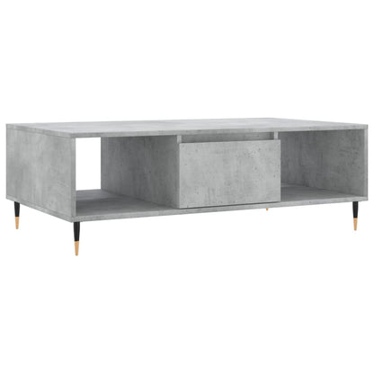 Tavolino Salotto Grigio Cemento 104x60x35 cm Legno Multistrato - homemem39