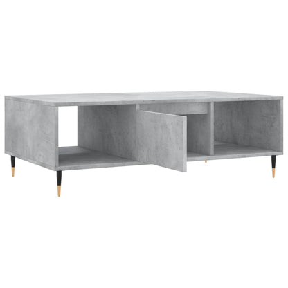 Tavolino Salotto Grigio Cemento 104x60x35 cm Legno Multistrato - homemem39