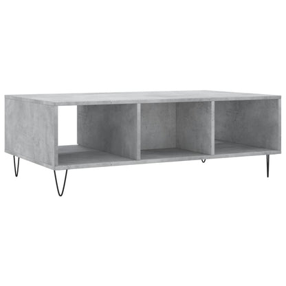 Tavolino Salotto Grigio Cemento 104x60x35 cm Legno Multistrato - homemem39