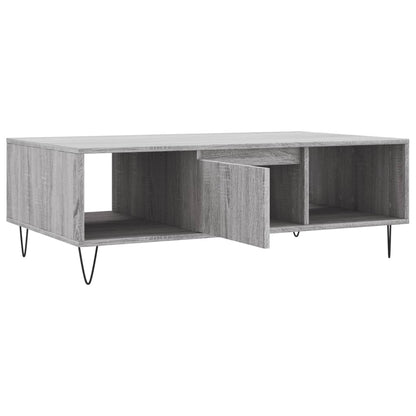 Tavolino da Salotto Grigio Sonoma 104x60x35cm Legno Multistrato - homemem39