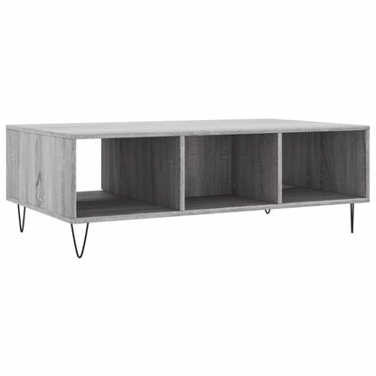 Tavolino da Salotto Grigio Sonoma 104x60x35cm Legno Multistrato - homemem39