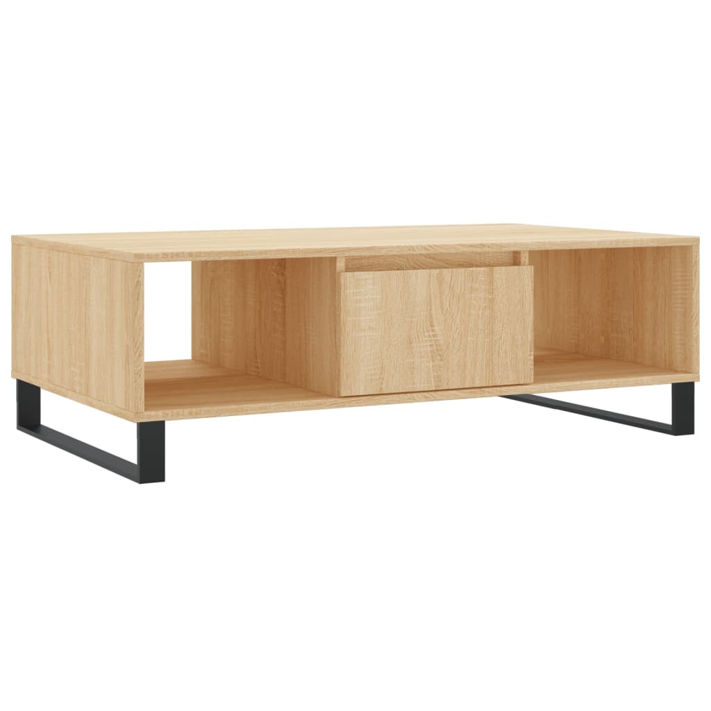 Tavolino da Salotto Rovere Sonoma 104x60x35cm Legno Multistrato - homemem39