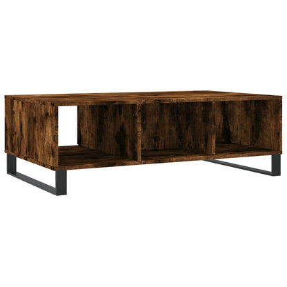 Tavolino da Salotto Rovere Fumo 104x60x35 cm Legno Multistrato - homemem39