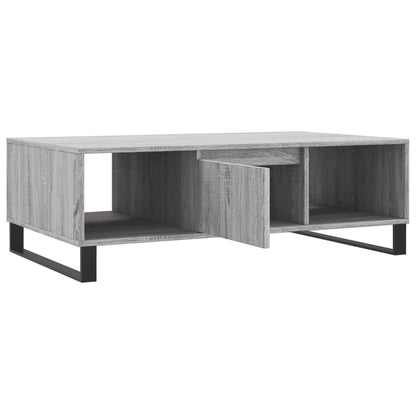 Tavolino da Salotto Grigio Sonoma 104x60x35cm Legno Multistrato - homemem39