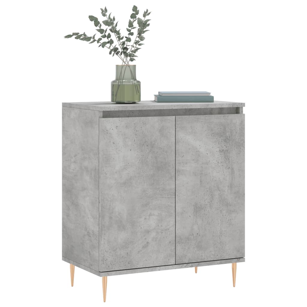 Credenza Grigio Cemento 60x35x70 cm in Legno Multistrato - homemem39