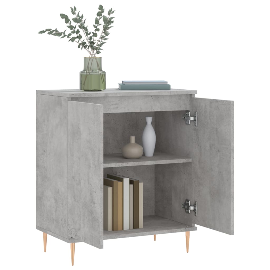 Credenza Grigio Cemento 60x35x70 cm in Legno Multistrato - homemem39