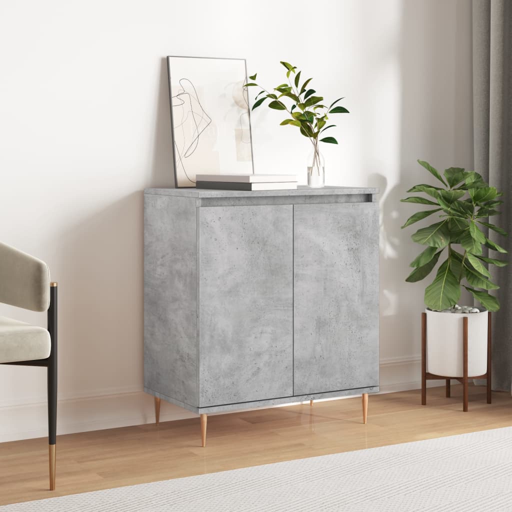 Credenza Grigio Cemento 60x35x70 cm in Legno Multistrato - homemem39